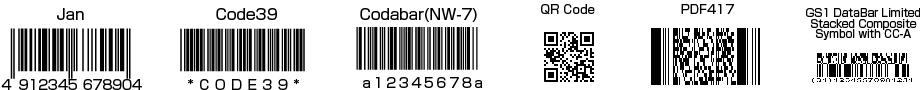 Barcode Samples